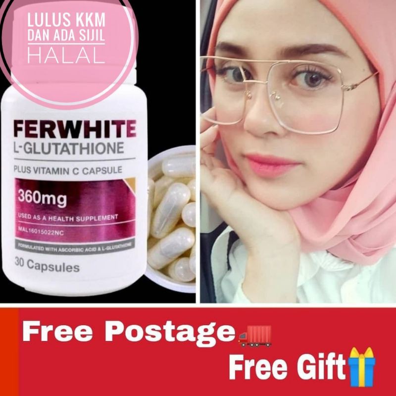 ferwhite glutatione murah original+ KALAU BELI 2 FERCUMA 5 FREE GIFT ( READY STOCK and NEW STOCK)