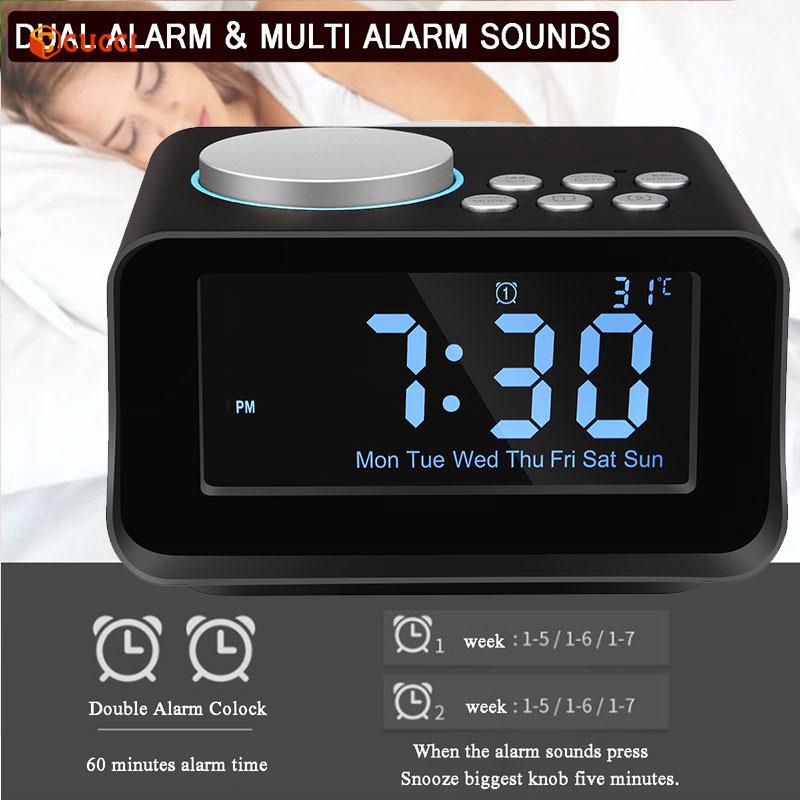 bluetooth speaker with clock display