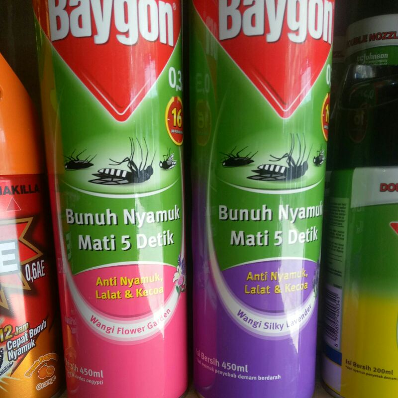 Baygon Mosquito Repellent spray 450ml / Mosquito Repellent Shopee Malaysia