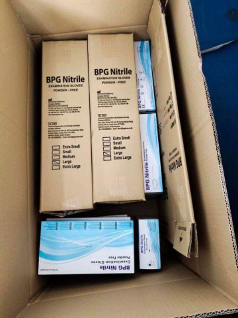 Bpg Nitrile Hand Glove Shopee Malaysia