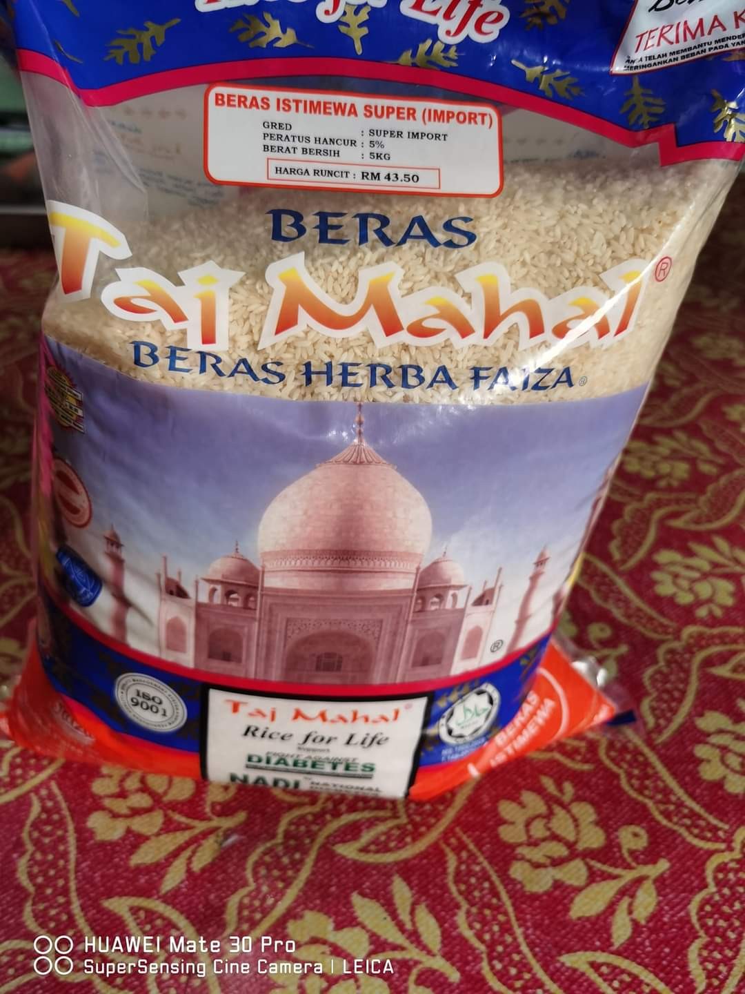 Faiza Beras Herba Ponni Taj Mahal 5kg Shopee Malaysia 