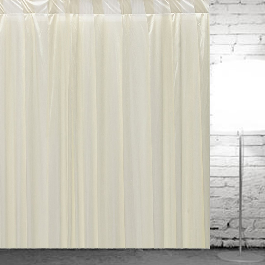 Dailystore Party Backdrop White Background Decor Curtain Drapes