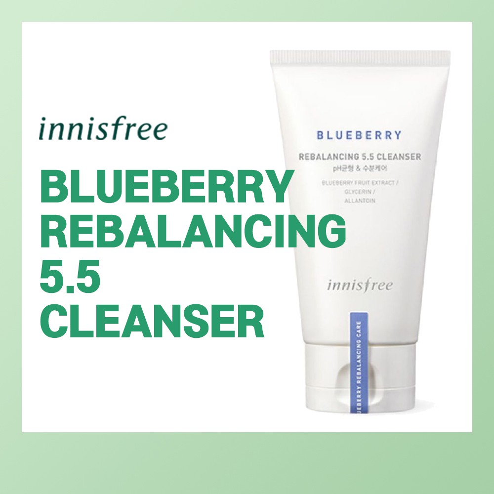 innisfree blueberry rebalancing 5.5 cleanser review malaysia
