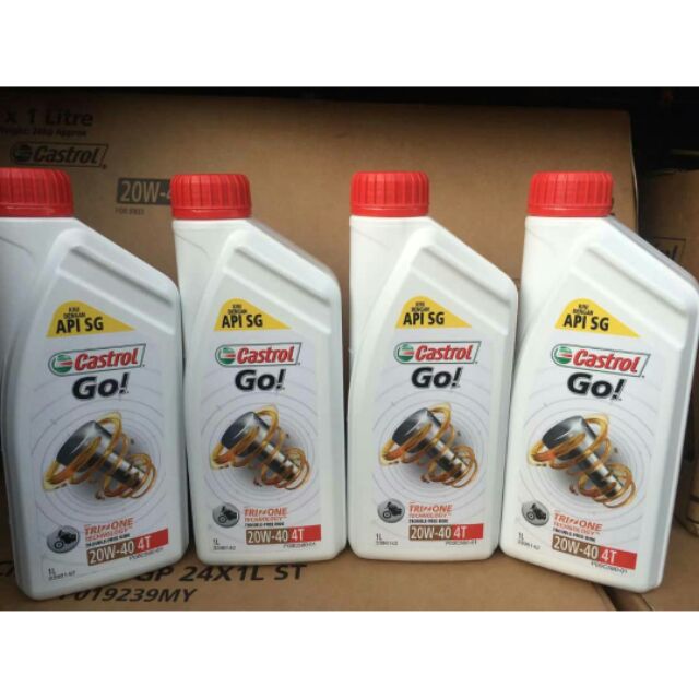 Castrol Go 4t Minyak Pelincir 20w40