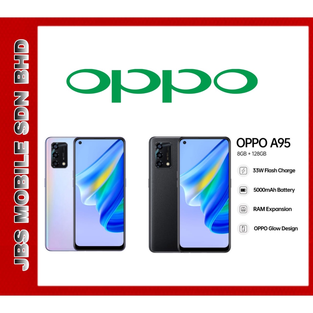 OPPO A95 8RAM/128GB - NEW SET ORIGINAL - SHIPPING FROM KL | Shopee Malaysia