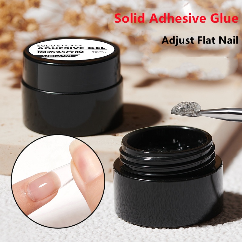 Solid Nail Glue Super Sticky Adhesive Glue UV Gel Nail Art Quick-drying  Strong Sticking False Nail Tips Acrylic Glue | Shopee Malaysia