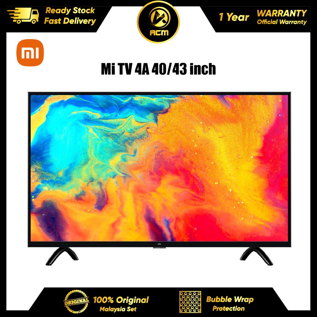 Xiaomi Mi Smart TV 4A 43 / 40 Inches 100% Original | Shopee Malaysia