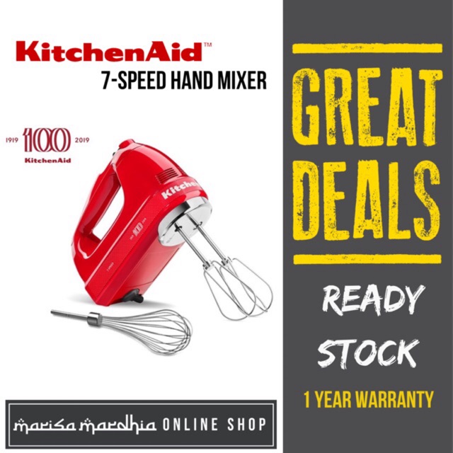 kitchenaid hand mixer 7 speed