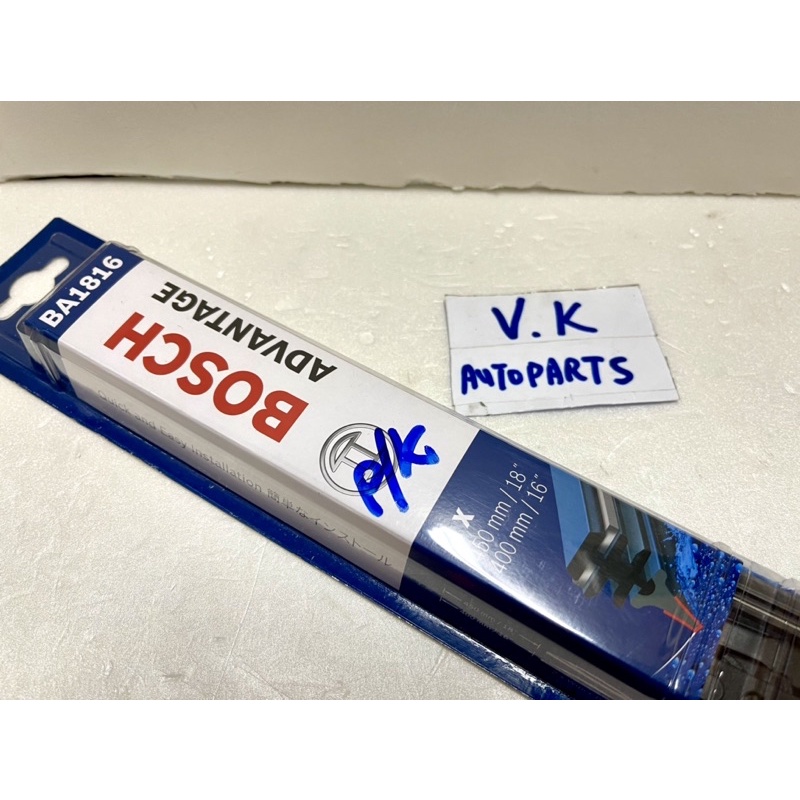 BOSCH Kancil Kelisa Kenari Bosch Advantage Wiper Blade Set 18" / 16