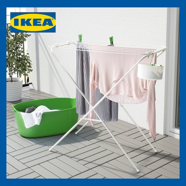 IKEA JÄLL Drying rack in outdoor white RAK JEMURAN 