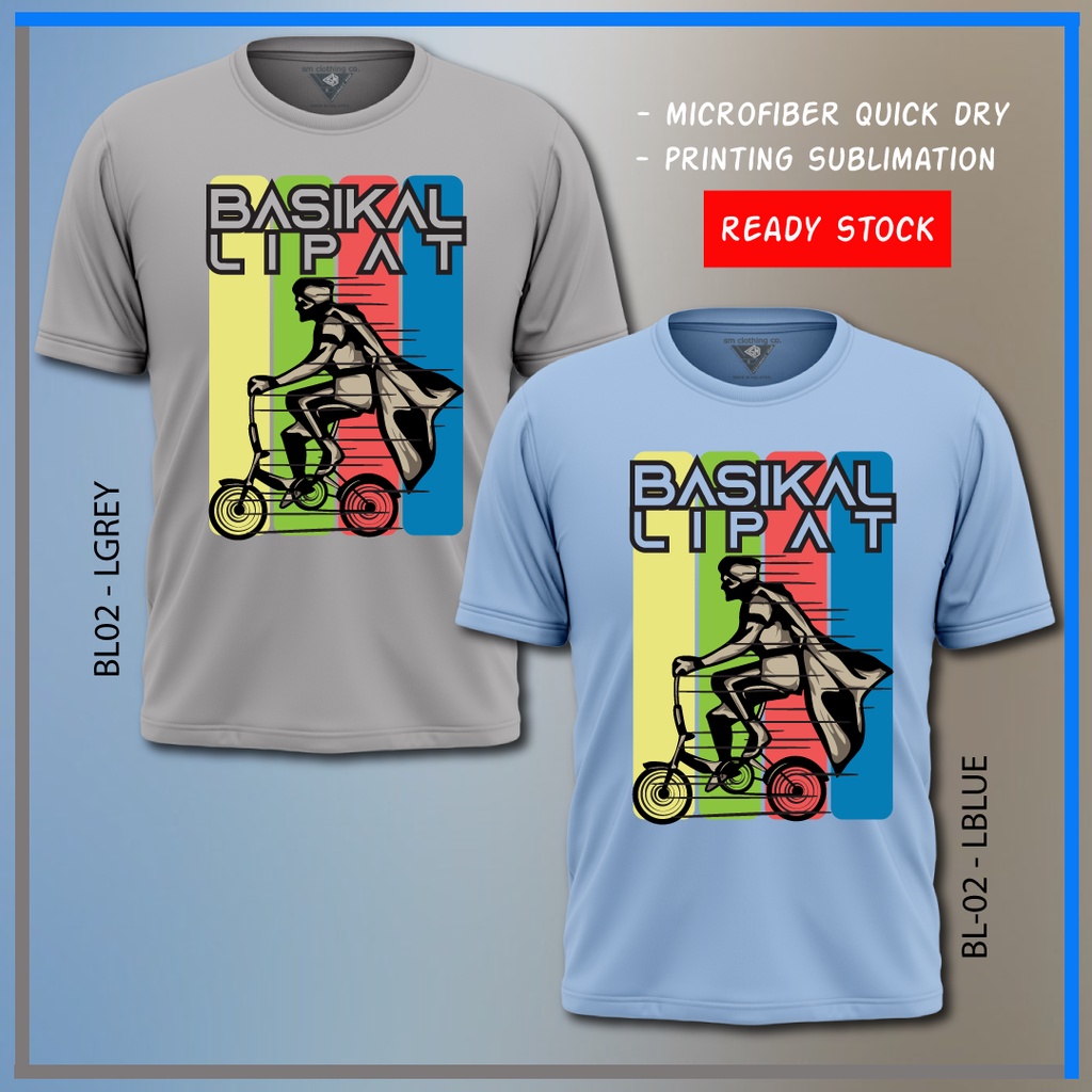 Folding bike | Foldie Bicycle tshirt / jersey | Basikal lipat