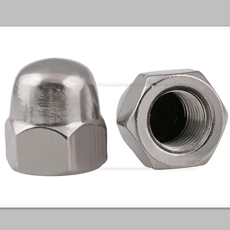 Din1587 M3 M4 M5 M6 M8 M10 M12 304 Stainless Steel Cap Nut Semi