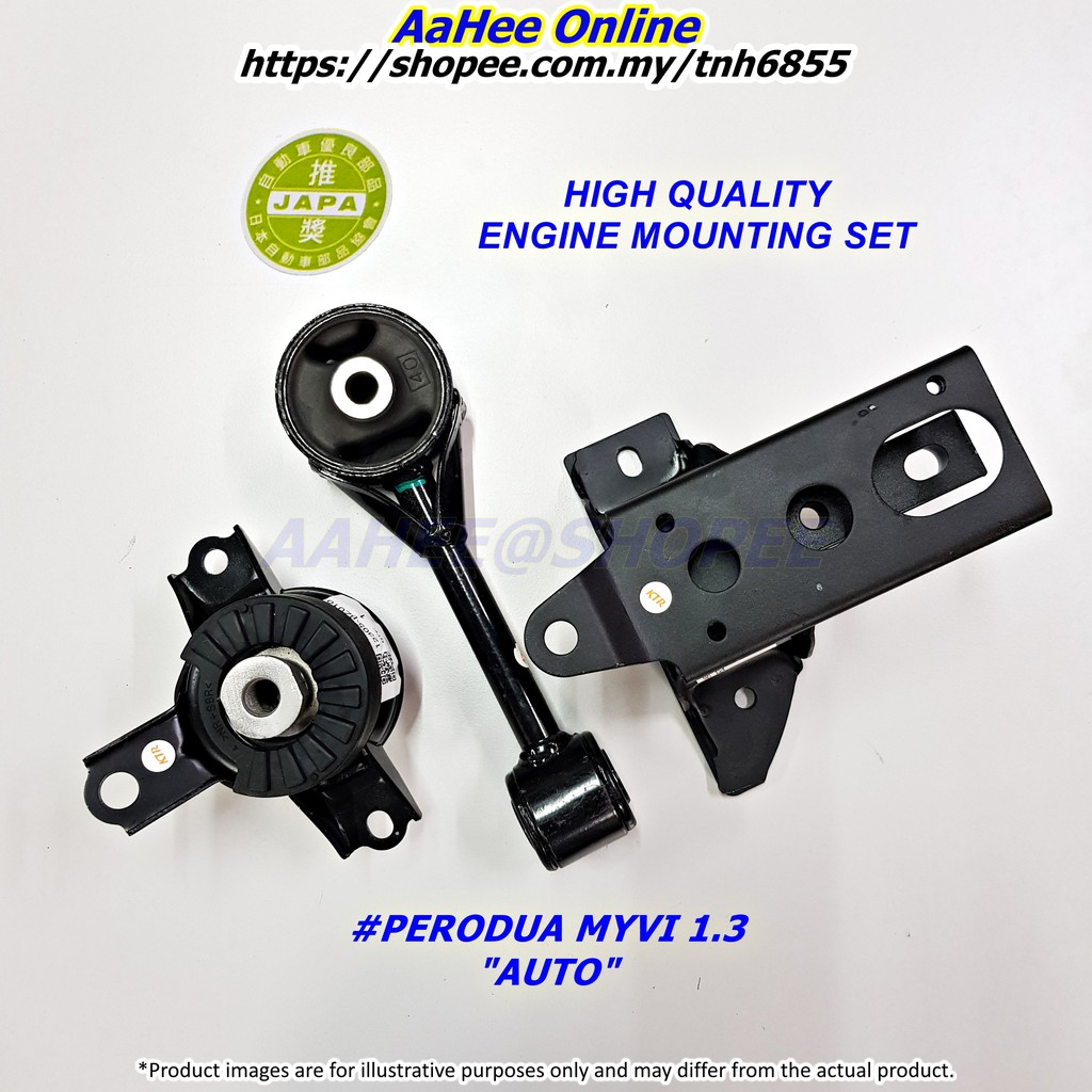 Perodua Myvi 1 3 Auto Engine Mounting Kit Set X3pc High Quality Shopee Malaysia