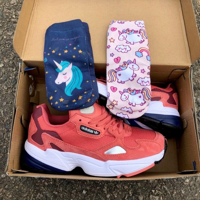 adidas falcon salmon