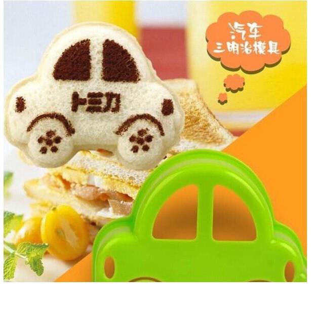 ✨READY STOCK✨01330, Car Transport Boy Sandwich Maker, Cute Bread Toast Kids Cutter Mold