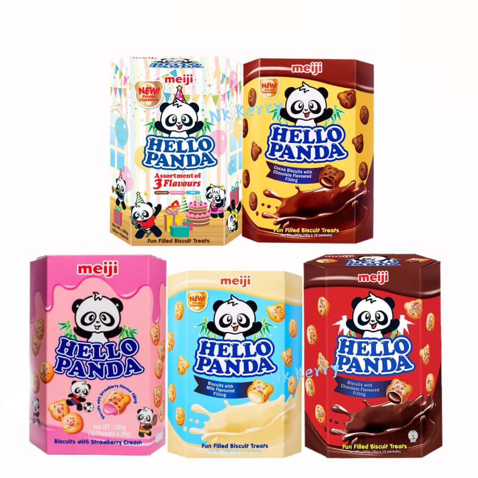 MEIJI HELLO PANDA ALL 260G(26G x 10 PACKETS) | Shopee Malaysia