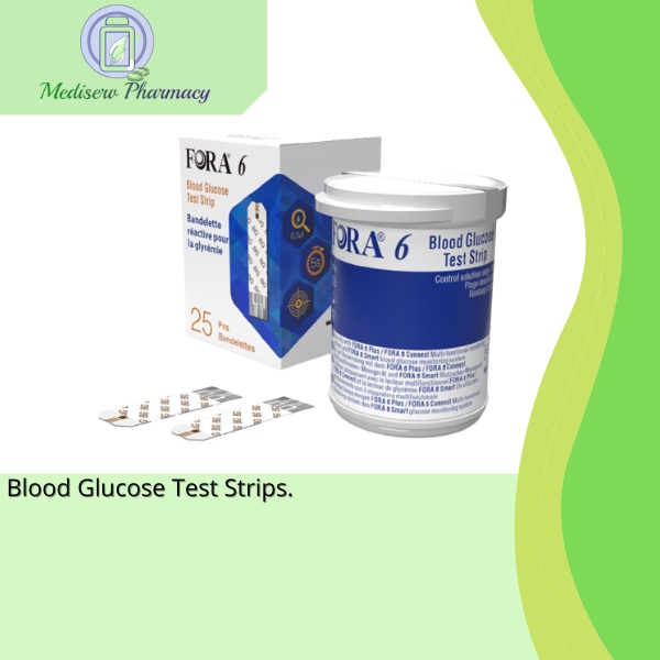 Fora 6 Blood Glucose Test Strips 25’s strips Shopee Malaysia