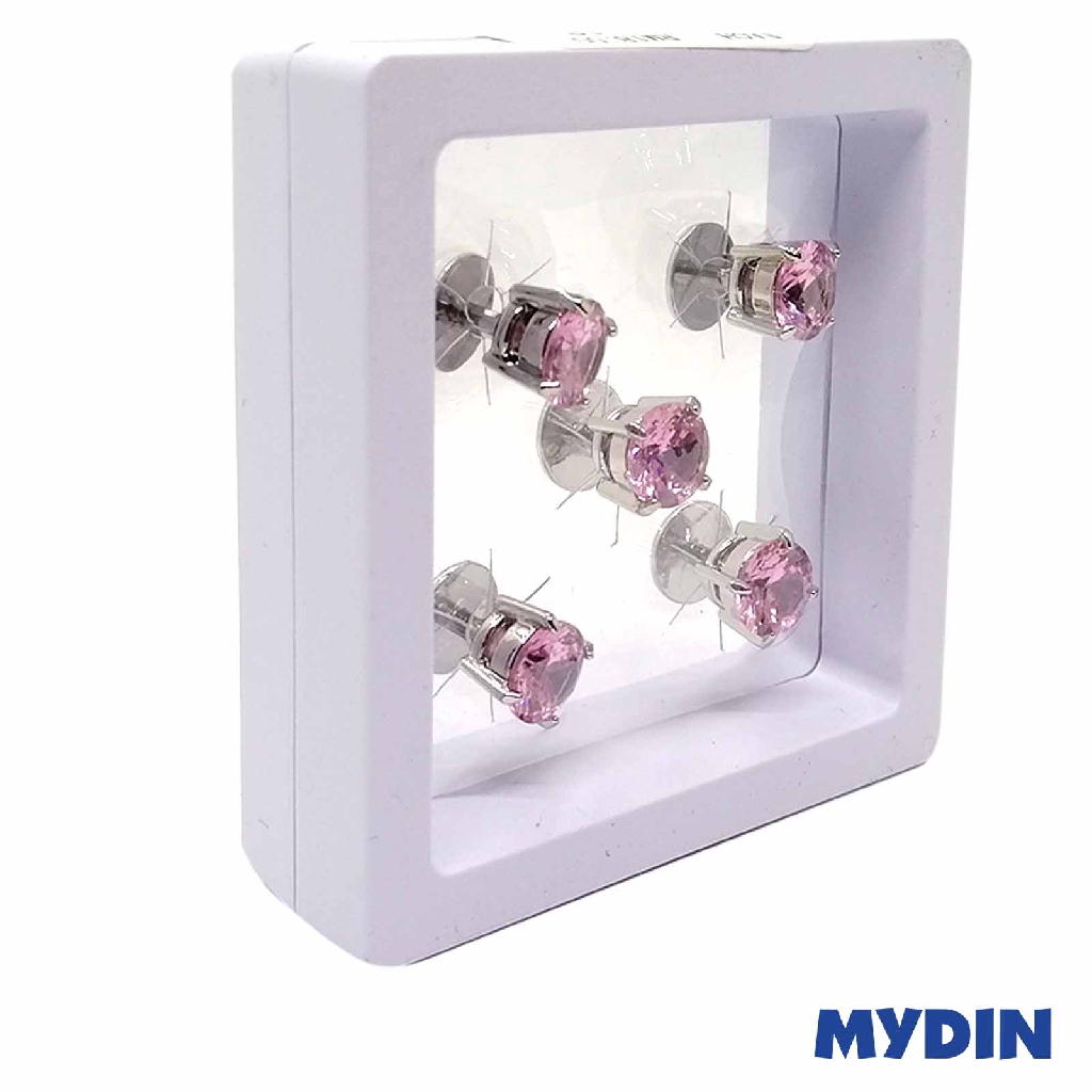Armaan Button Zircon Pink Stone SAPTDP-20 (10mm x 5pcs) #Raya