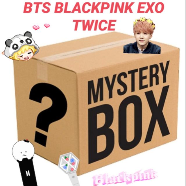 Ready Stock Kpop Mystery Box Bts Blackpink Exo Twice