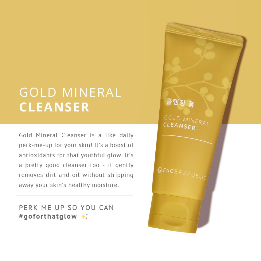face republic gold mineral cleanser price