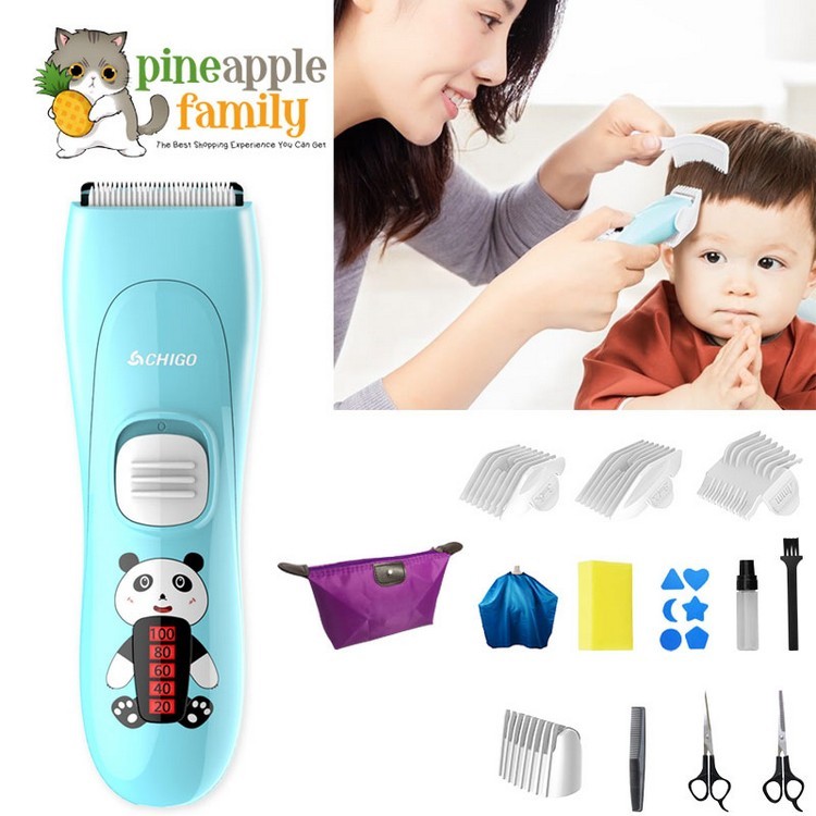 Baby Hair Clippers Waterproof Trimmer USB Rechargeable Haircut Silent  Electric Groomer Hair Cutter Remover Shaver Razor | Shopee Malaysia