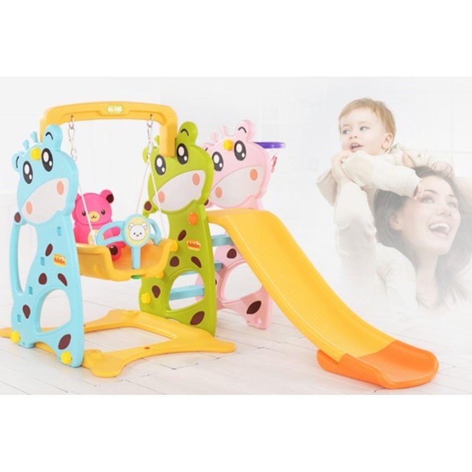 Malaysia V Taman Permainan Gelongsor Giraffe Kids Giraffe Play Ground Slide Swing Shopee Malaysia