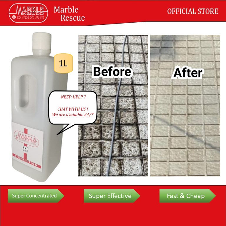 MARBLE RESCUE HPO Strong Acidic Cleaner for Outdoor Eternal Rough