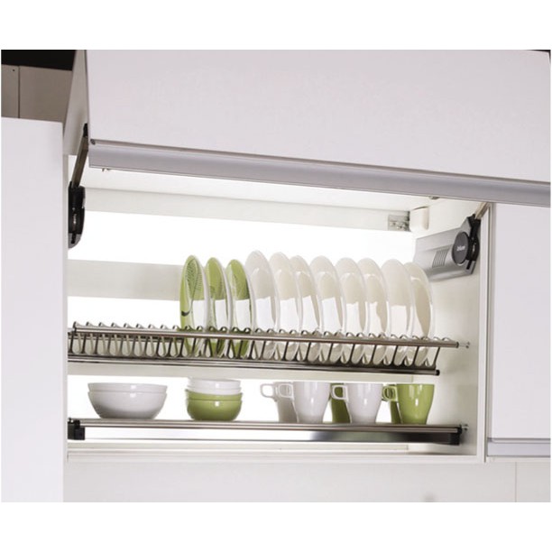 Kitchen Cabinet Stainless Steel Built In Dish Rack Drainer Drying
