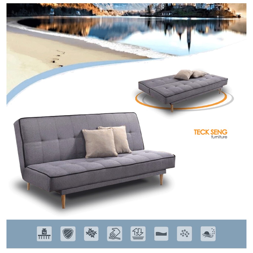FANTASY SOFA BED / Modern Foldable 3-Seater Sofa Bed / Ready Stock | Shopee  Malaysia