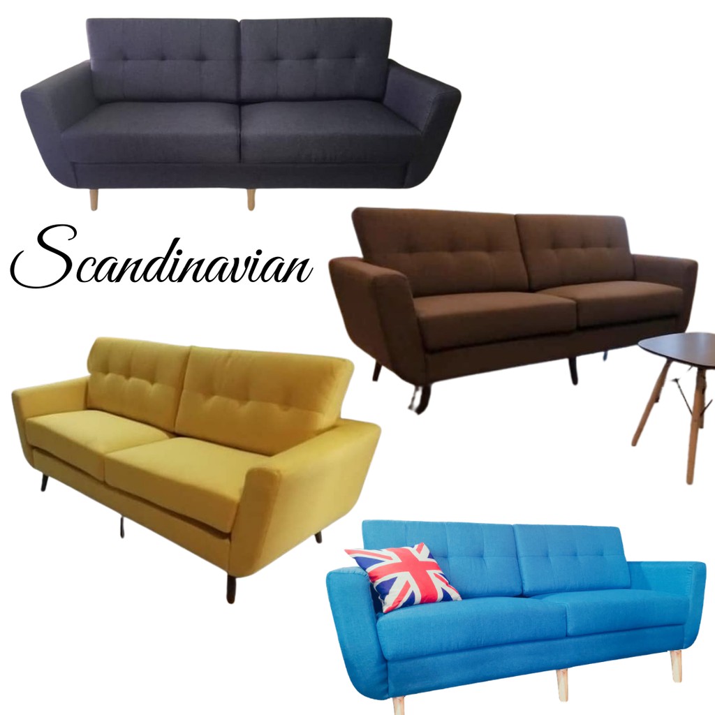 3 Seater sofa/Coach/Water repellent Fabric/Sofa murah/Sofa ...