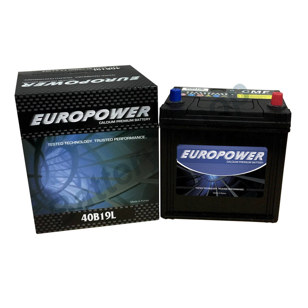 Europower NS40ZL (40B19L) best Car Battery replacement for 