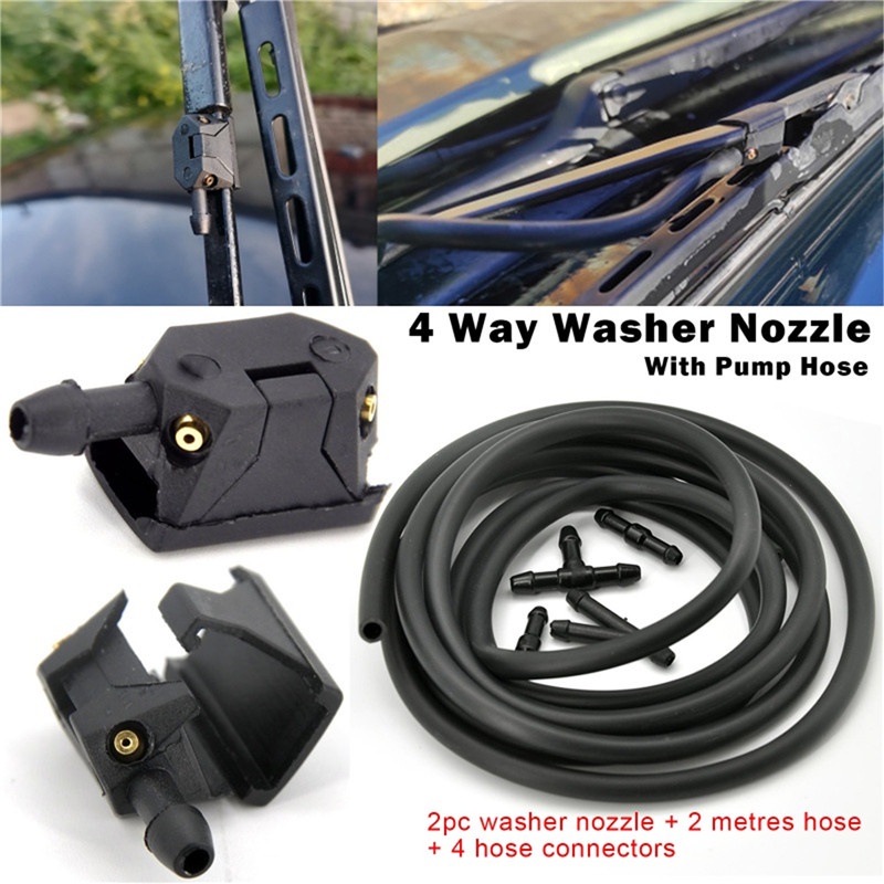 General Motors Windshield Washer Wiper Blade Water Spray Nozzle Mounted