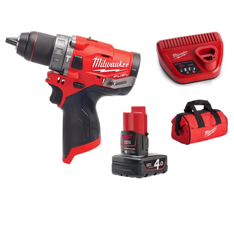 Battery Drill Cordless Drill Impact Drill MILWAUKEE M12 FUEL PERCUSSION