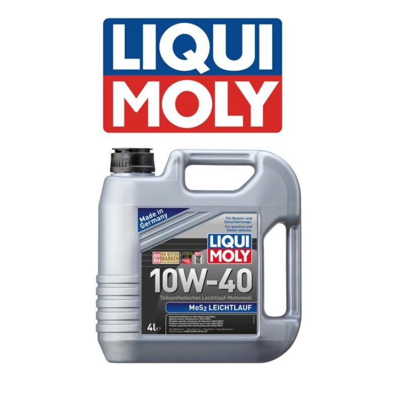 Liqui Moly MoS2 Leichtlauf 10W40 Semi Synthetic Engine Oil (4L) 10W40