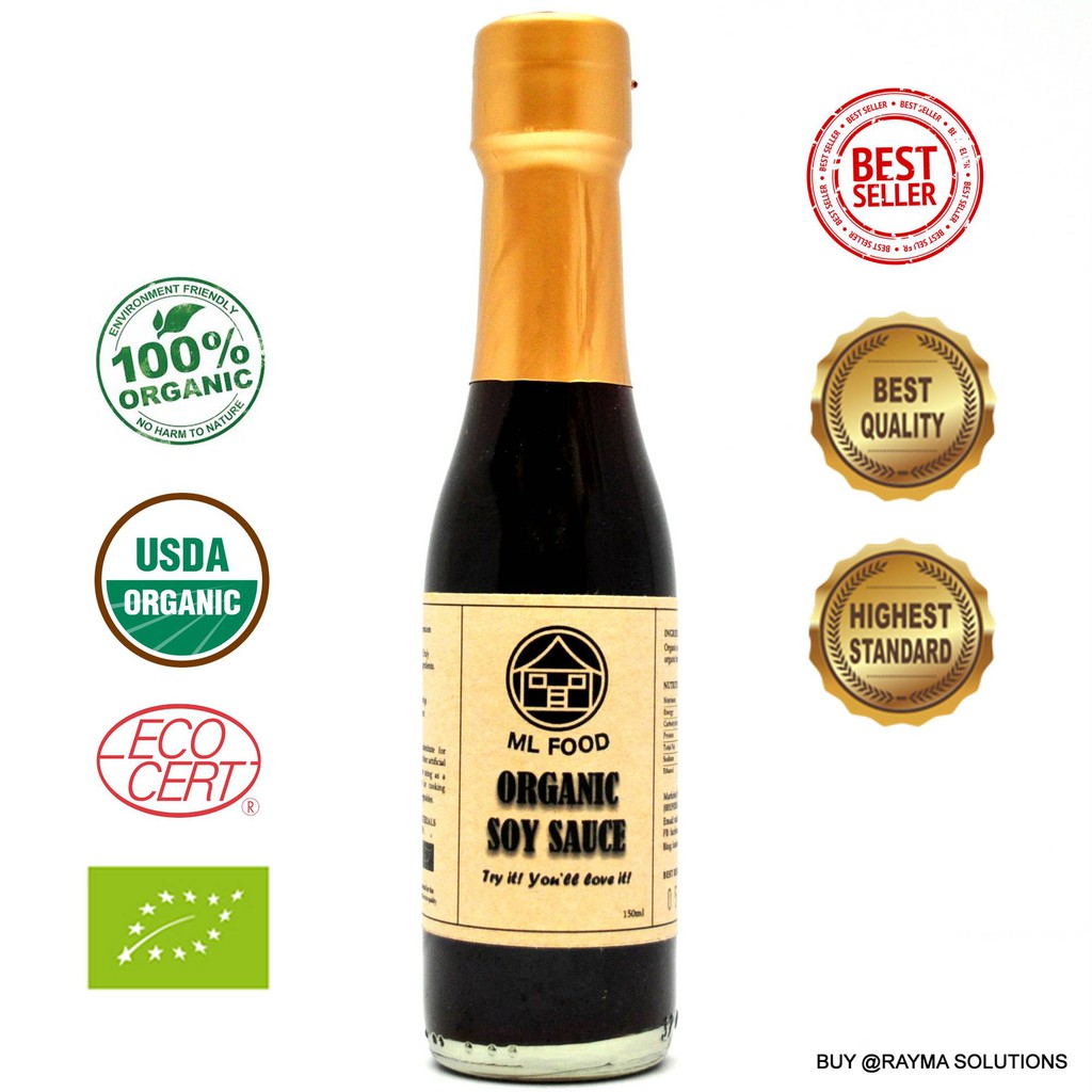ML FOOD Organic Soy Sauce 150ml Shopee Malaysia
