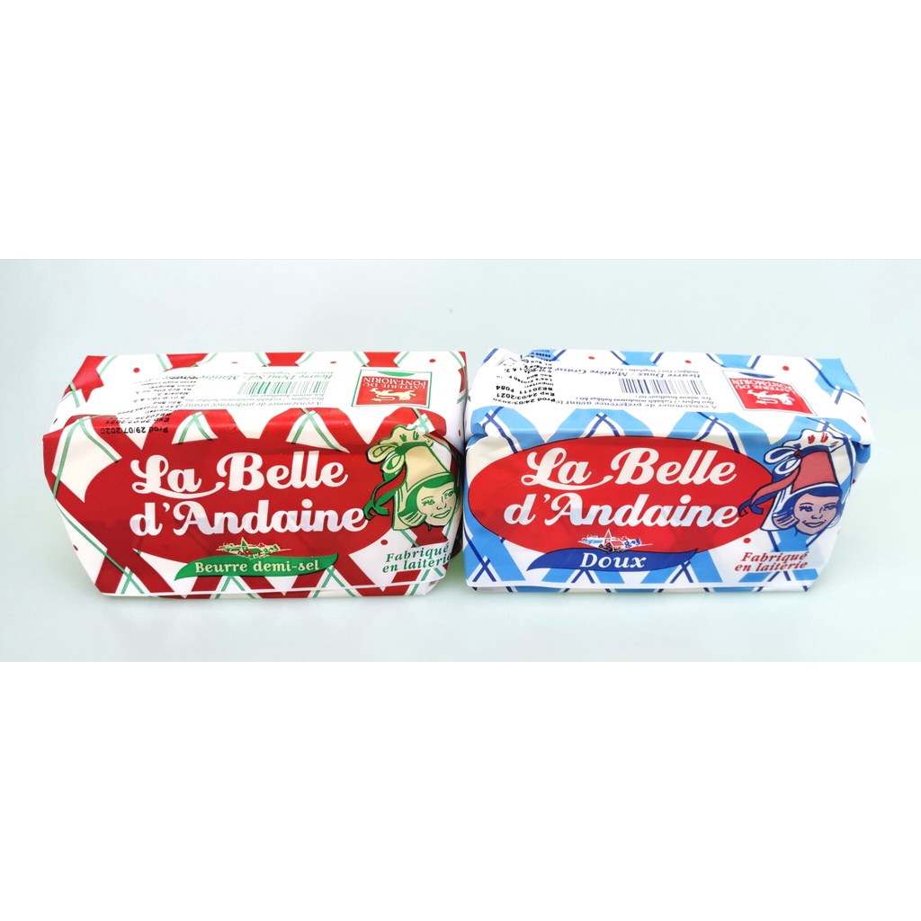 La Belle D'Andaine SALTED/UNSALTED DANISH BUTTER 500G (HALAL) Shopee