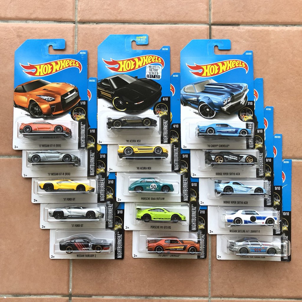 Hot Wheels 2017 Night Burnerz Series (Complete Set) | Shopee Malaysia