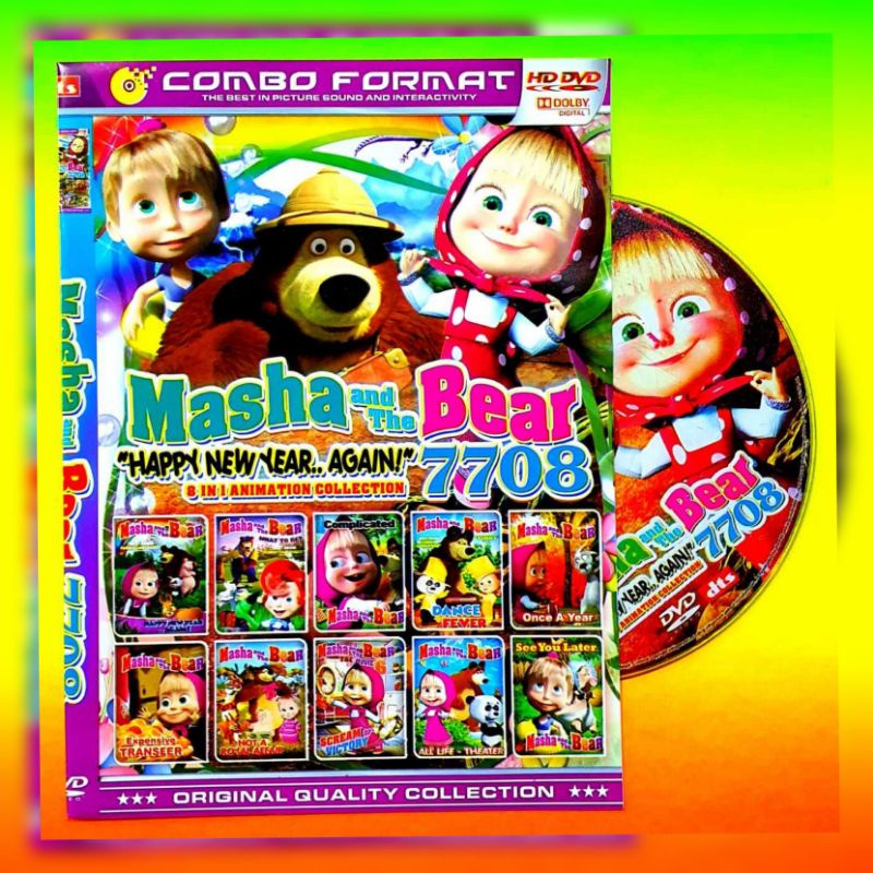 Masha And The Bear Cartoon Film Cassette - Child Favorite Animation Film |  Shopee Malaysia