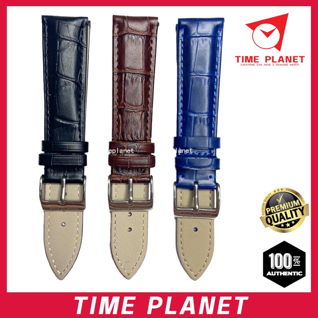 BilanO' Polo Collection Italy Leather Genuine Brown/Black/Blue Leather Watch Strap (16mm/18mm/20mm/22mm) LS301