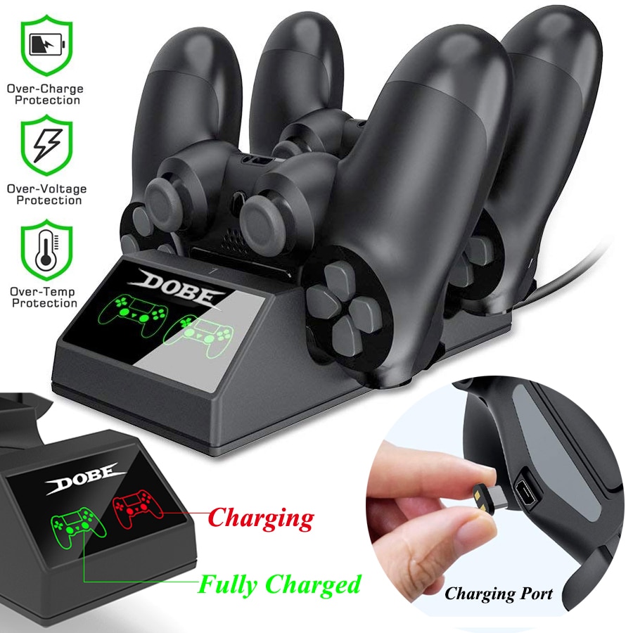Ps4 Controller Charger Ps4 Usb Charging Dock Station Charging Station For Sony Playstation 4 Ps4 Pro Controller Shopee Malaysia