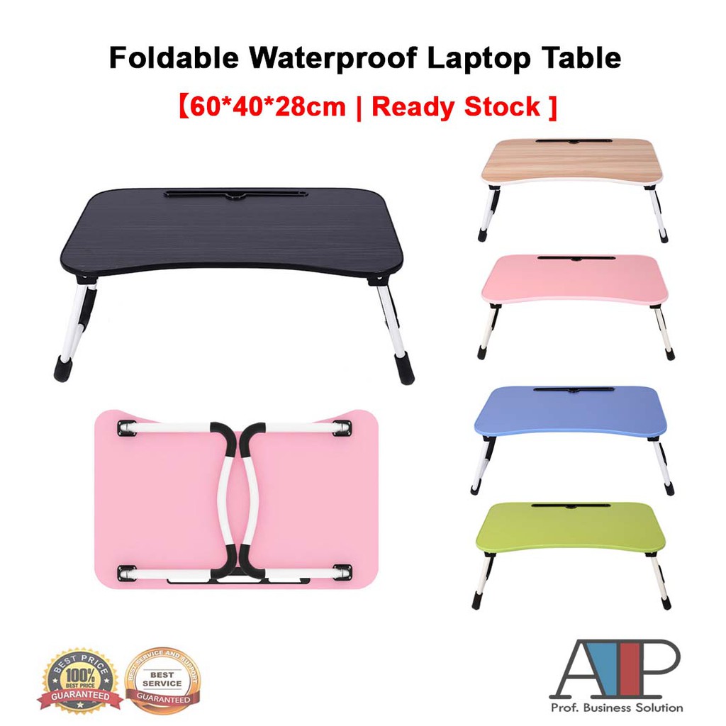 Foldable Table Portable Laptop Table Waterproof Antislip Wshaped Table