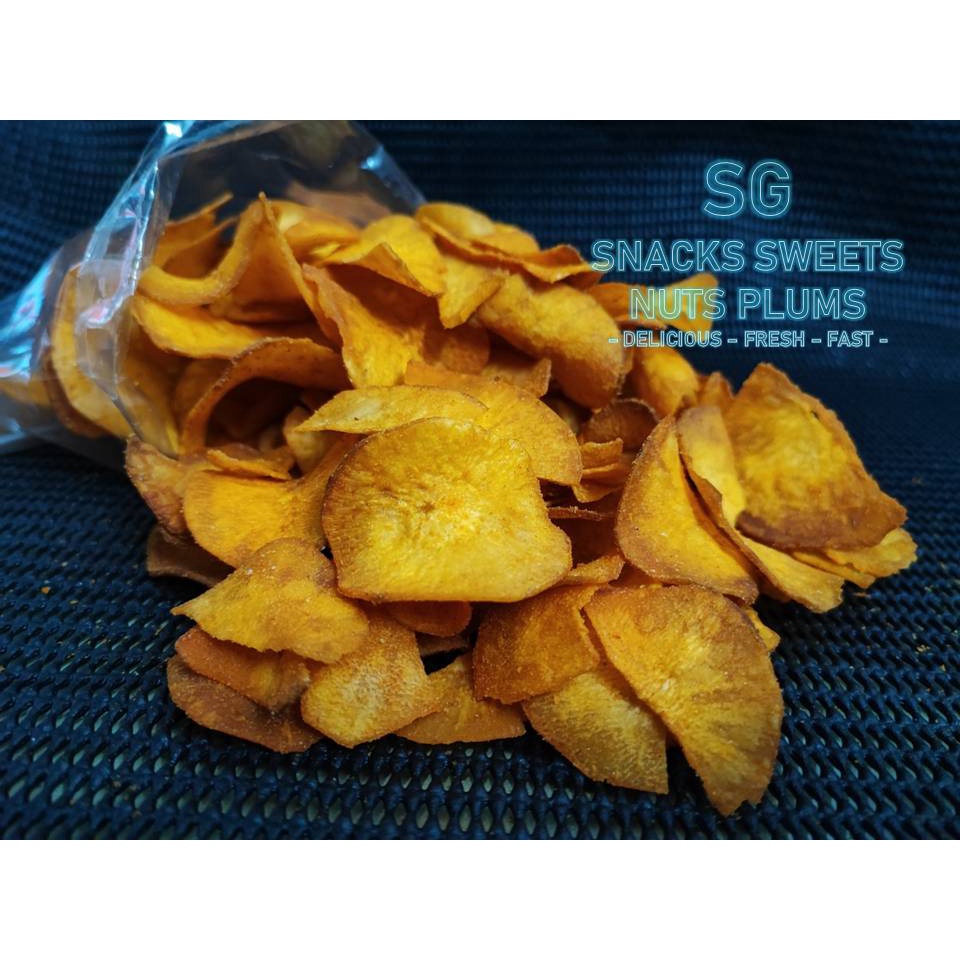 SG PENANG Spicy Curry Fries Tapioca Chips Ultra Thin 槟城香辣咖喱木薯片超薄 【HALAL】 PENANG Goreng Kerepek Ubi Kayu Kari Pedas