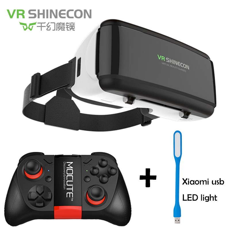 HOT Shinecon VR G06 Google Cardboard 3D Virtual Reality Glasses Immersive Helmet