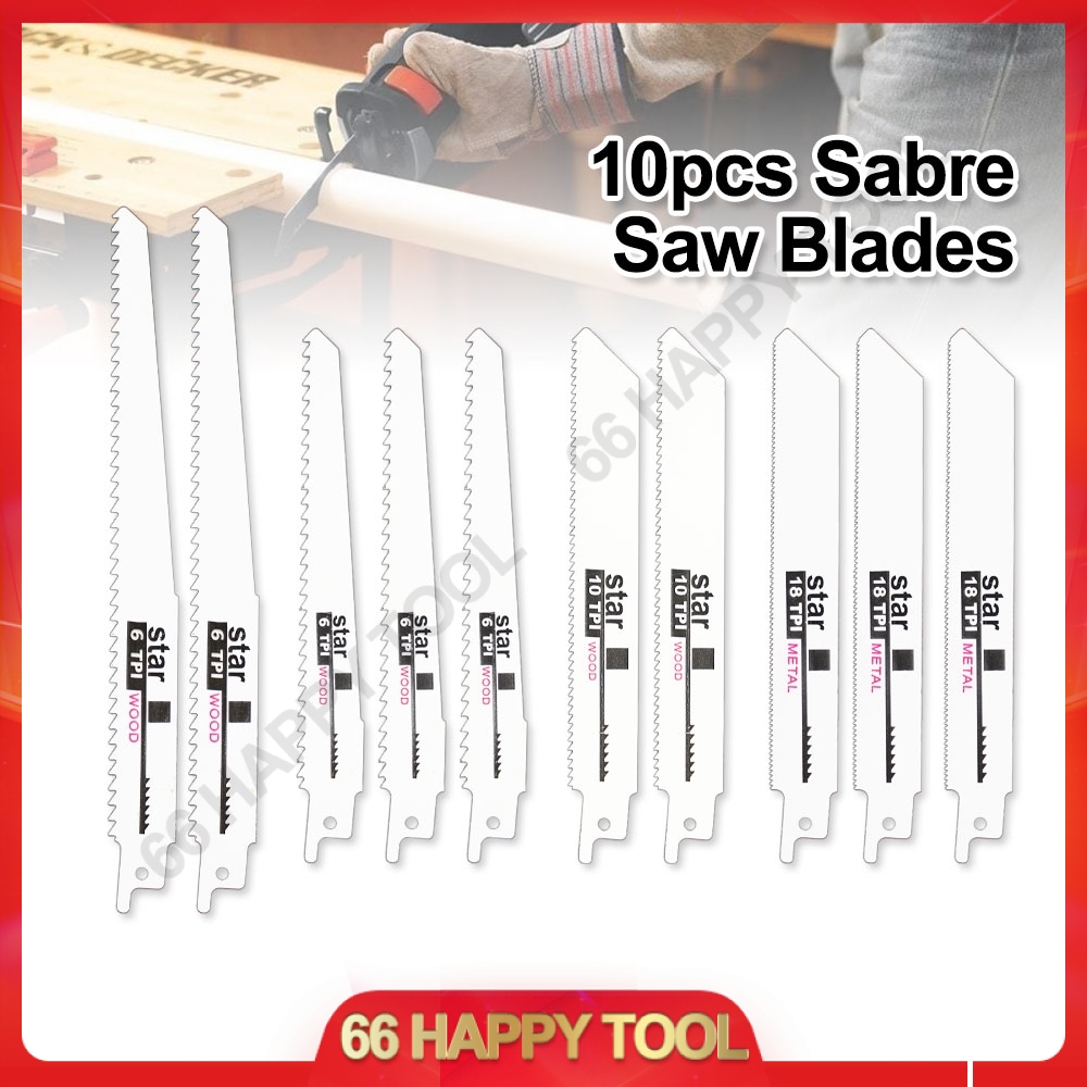 Reciprocating Saw Blade 240mm 2pcs Alloy Steel High hardness Practical 