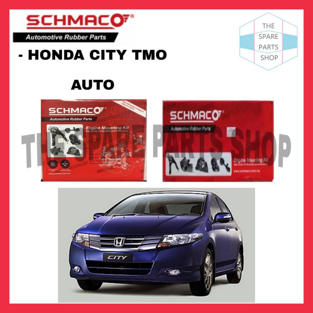 HONDA CITY TMO AUTO SCHMACO ENGINE MOUNTING KIT SET (3PCS IN 1 SET) 1 YEAR WARRANTY Shopee