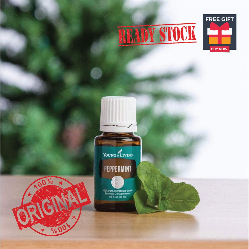 ORIGINAL Young Living Peppermint Essential Oil 5ml / 15ml Shopee Malaysia