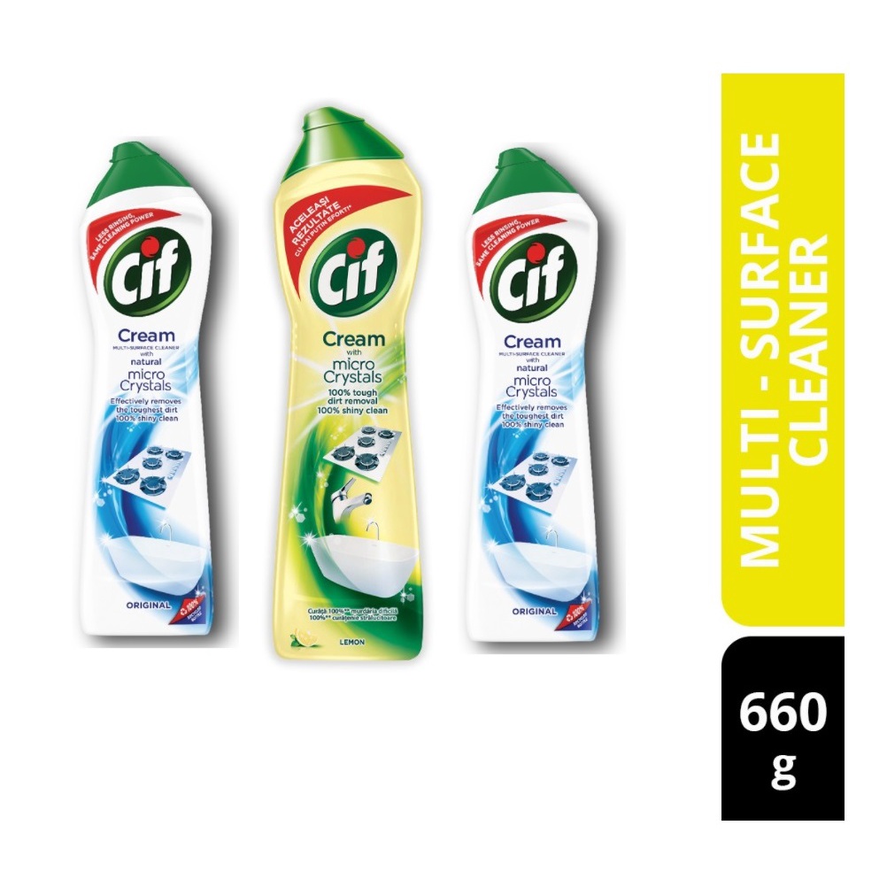 Cif Cleaning Cream 660ml ( Regular & Lemon ) Shopee Malaysia