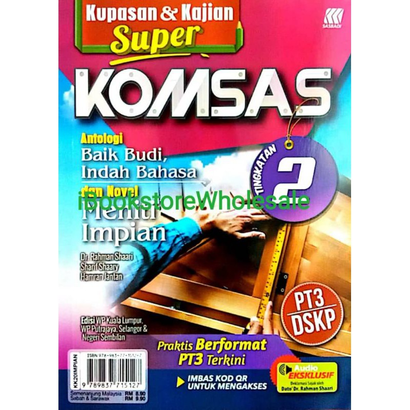 [READY STOCK] SASBADI KUPASAN & KAJIAN SUPER KOMSAS Tingkatan 2 @ PT3 ...