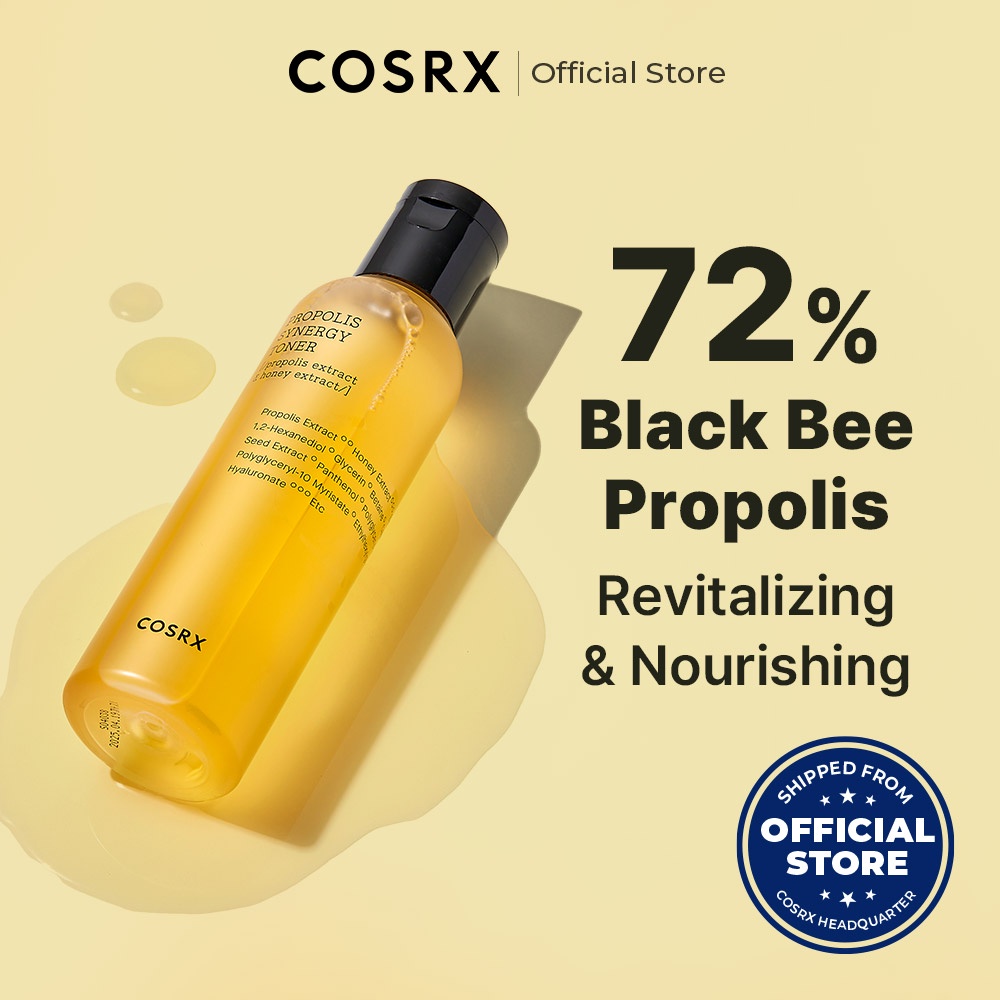 [COSRX OFFICIAL] Full Fit Propolis Synergy Toner 150ml / 5.07 fl. oz. French Black Propolis Extract 72.6%, for Revitalizing & Nourishing Skin