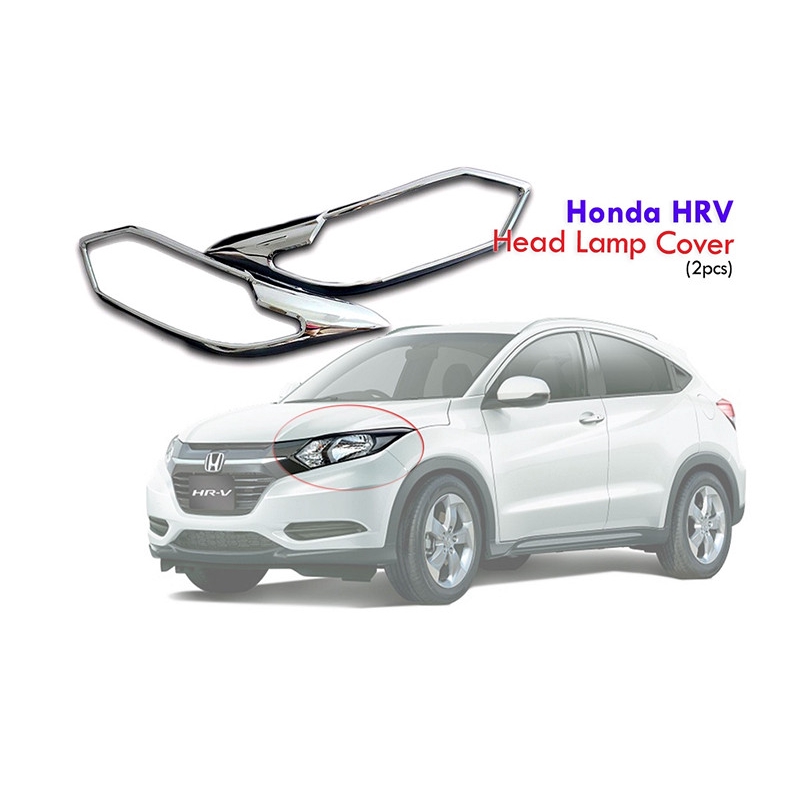 Honda HRV / HR-V Head Lamp Cover (Chrome)